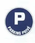 Disque signalisation D.300 "Parking Privé"
