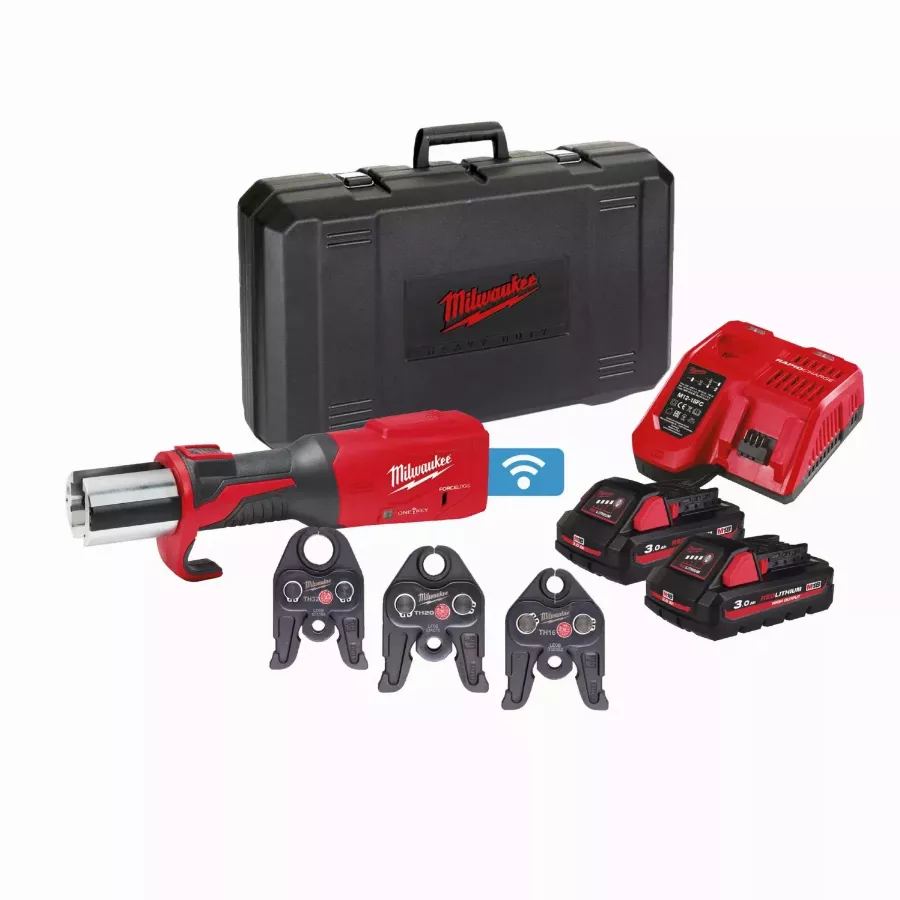 Sertisseuse Brushless 18V 3Ah M18 ONEBLHPT-302C TH-SET- MILWAUKEE - 4933478307