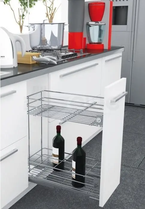 Panier coulissant Chromé  003G