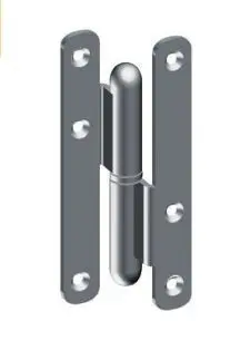 Paumelle de bâtiment coudée AZ Ref 6010 Monin-[Dimensions:110 x 60 x 70 G]