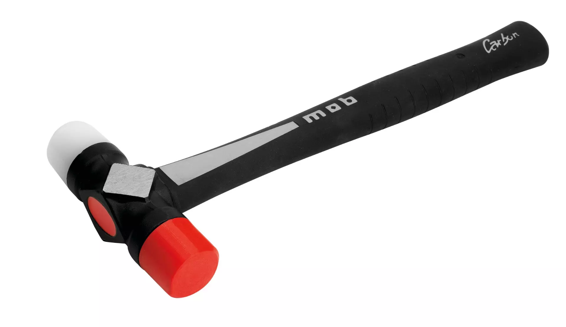 Marteau duo embout tpe rouge manche carbon - MOB - 0390329701
