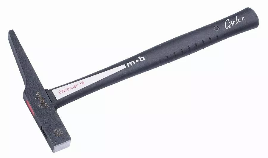 Marteau électricien 18 manche carbon quadrimat  - MOB - 0416180701