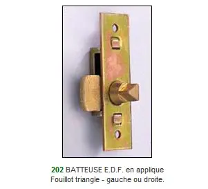 Batteuse EDF en applique Réf 202U