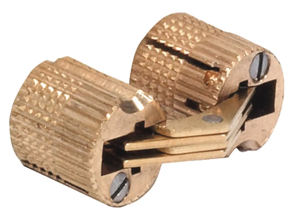Charnière à cylindre laiton  Diamètre 14mm