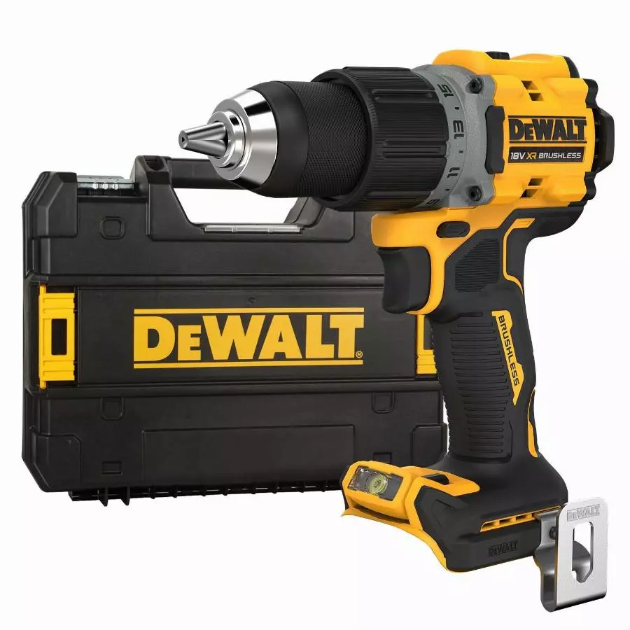 Perceuse-visseuse 18V - DEWALT - Sans batterie, ni chargeur - coffret - DCD800NT-XJ