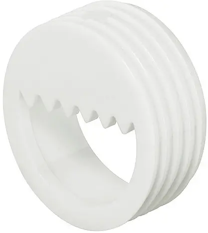 Ferrure de suspension réglable plastique blanc