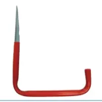 Crochet accroche vélo acier zingué gainé Type 42  S.250mm