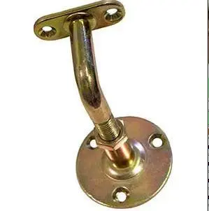 Support main courante coudé réglable Z. Blanc