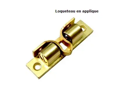 Loqueteaux à billes Progress Laitonné