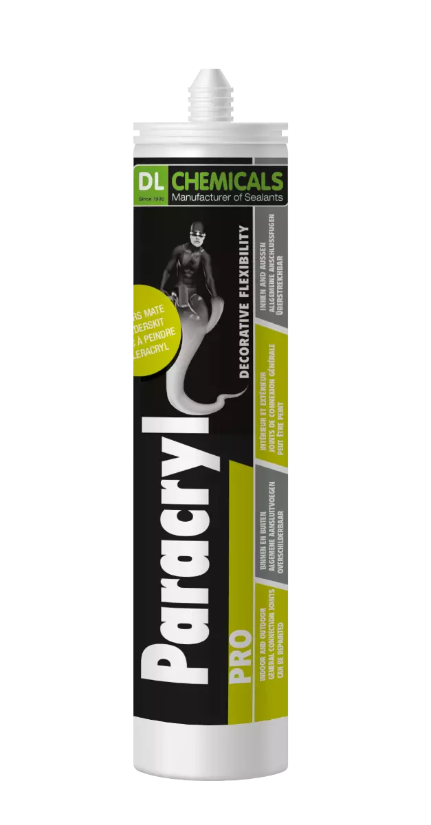 Mastic acrylique Paracryl PRO DL CHEMICALS - 310 ml - Blanc - 100595