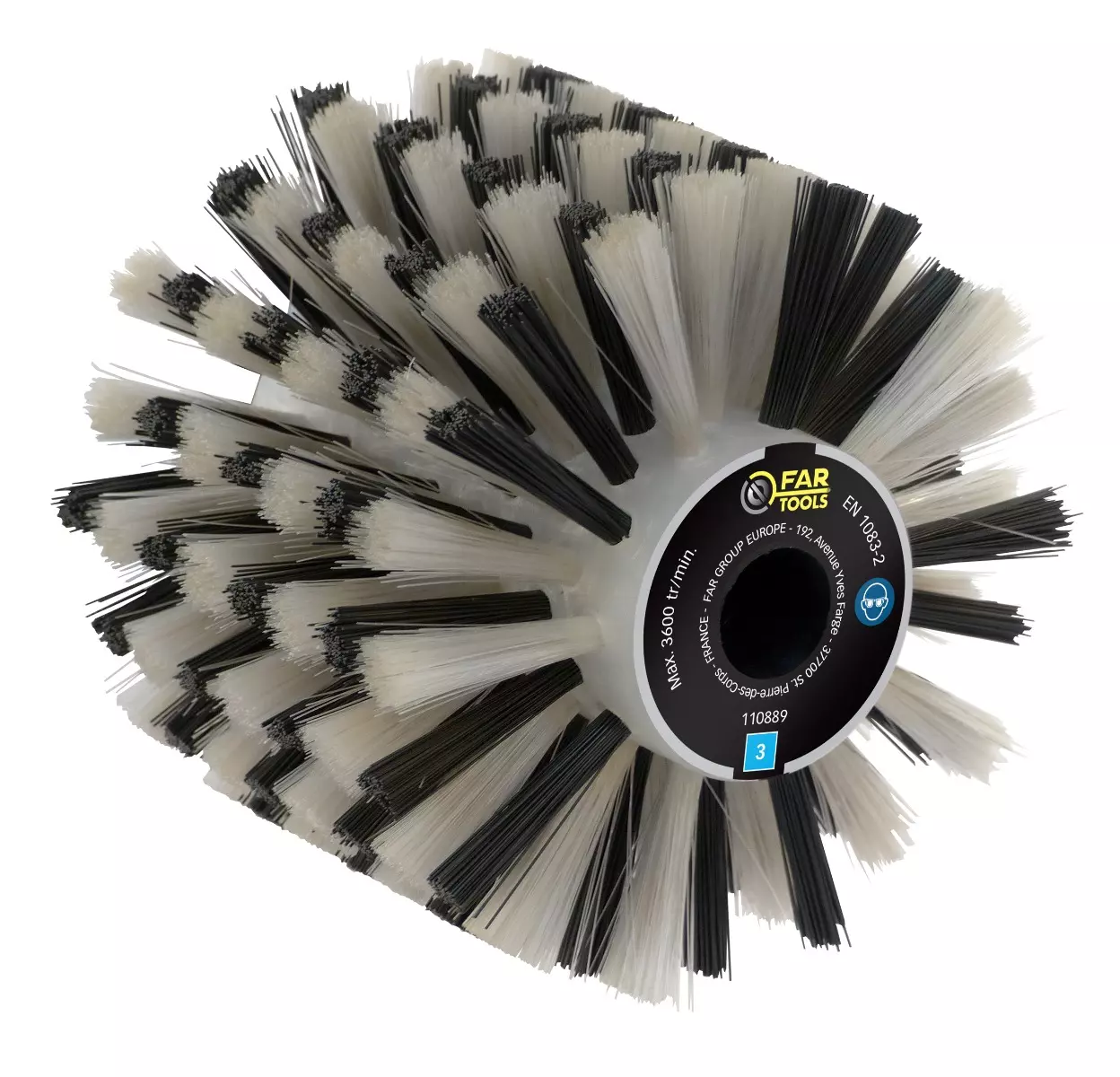 Brosse fibre plastique FAR TOOLS Ø 120 mm L 100 mm - 110889