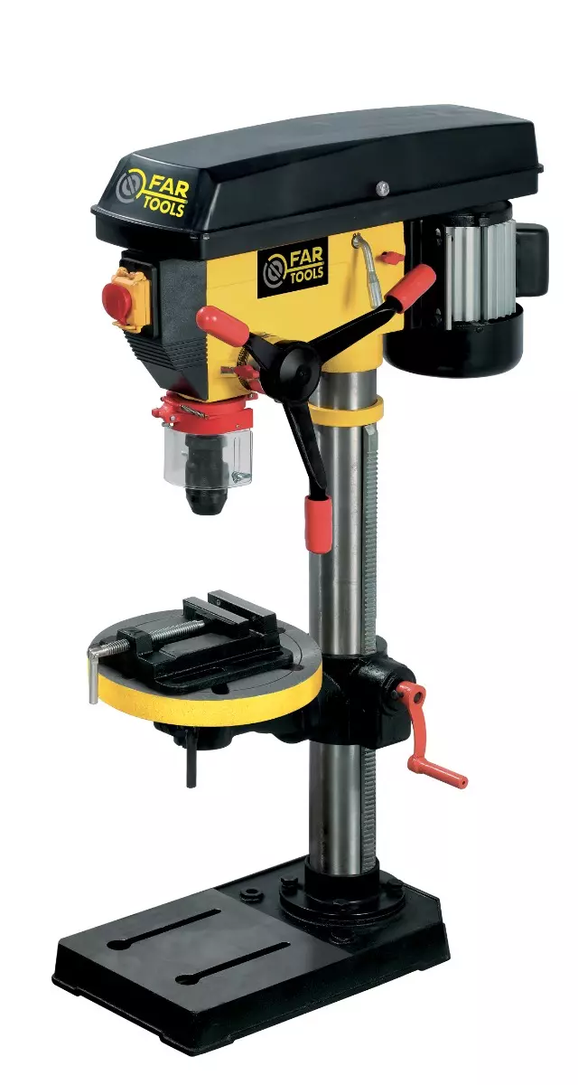 Perceuse d'Etabli DPC 25E - 550 W - Hauteur 1M - Col de cygne 162.5 mm - FAR TOOLS - 111207