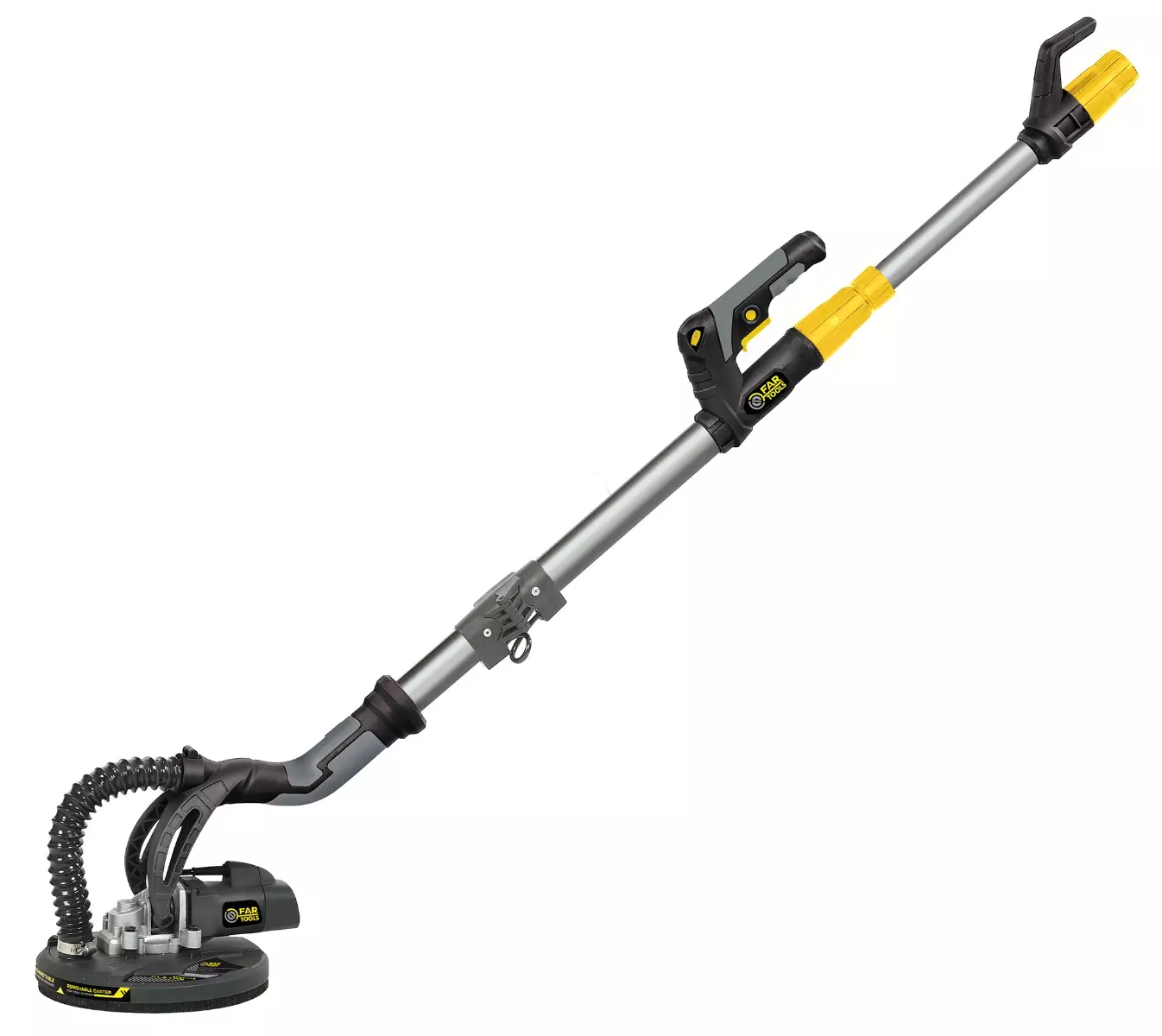 Ponçeuse murale à platre téléscopique inclinable et orientable - 710 W - Diam. 225 mm - FAR TOOLS - 115159