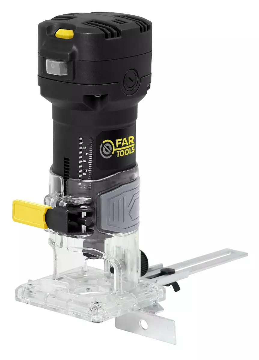 Affleureuse AE 850 - Mandrin 6/8 mm - Carter de protection - 850 W - FAR TOOLS - 115400