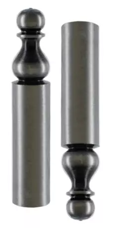 Paire cache-fiche rustique n°16 BROS pour Exacta Ø16 H.80mm vieux bronze - CF-16-A-EX16-4