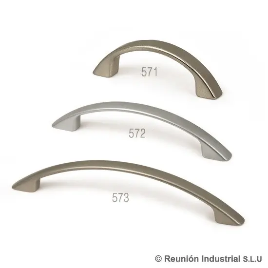 Poignée 571/64 Zamak Nick Mat brossé