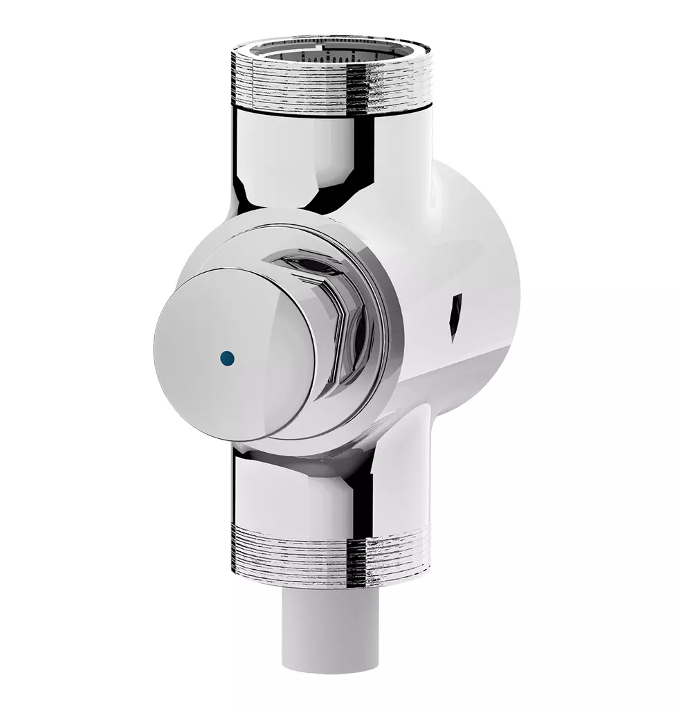 Robinet temporisé pour chasse - PRESTO - écoulement : 7 à 9 secondes - 13001