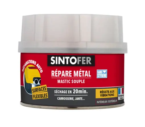 Enduit répare métal Souple Sans Styrène SINTO - 139800
