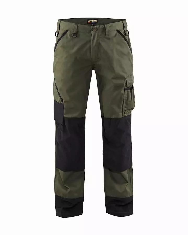 Pantalon Paysagiste - BLAKLADER - Vert Armé / Noir 145418354699