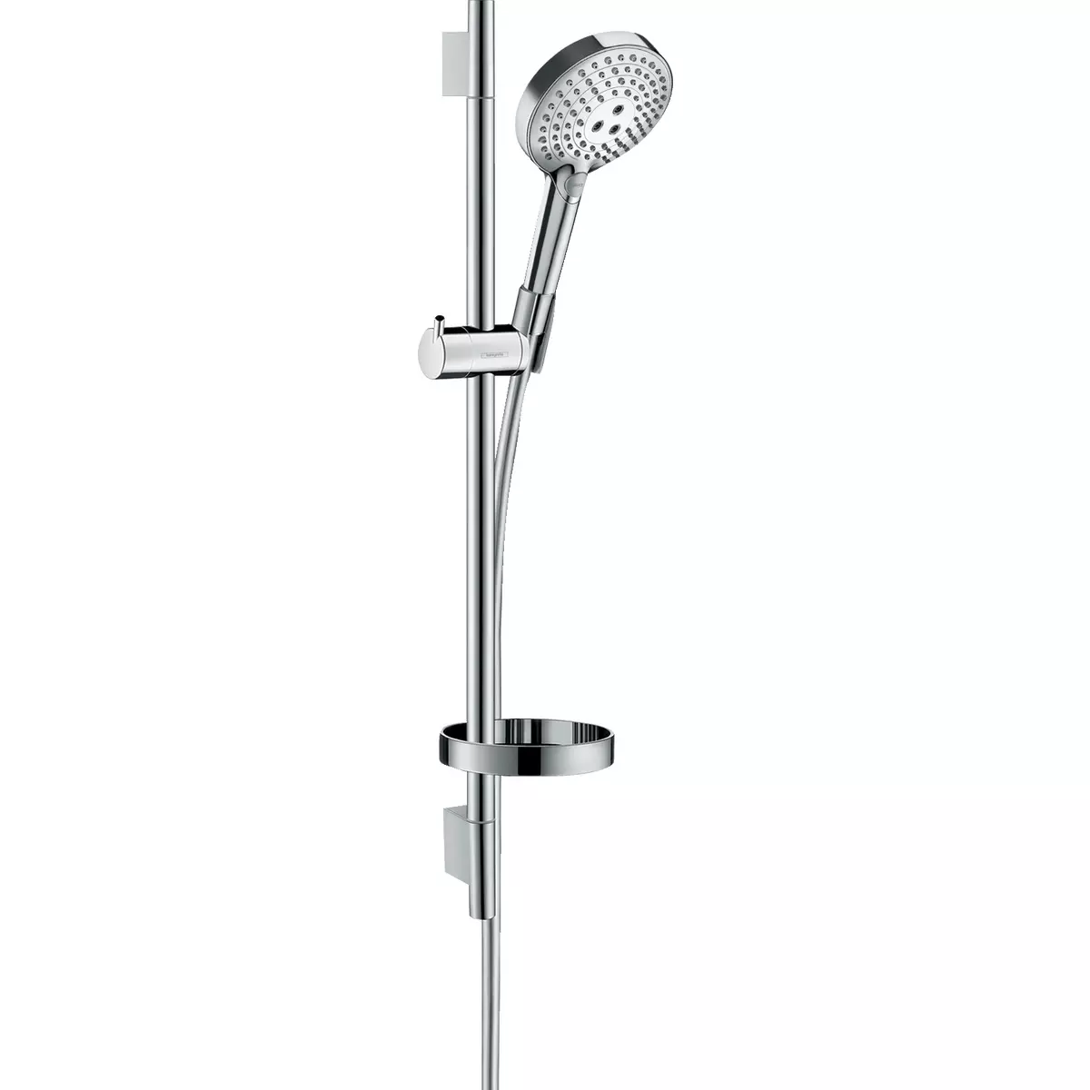 Set de douche HANSGROHE Croma Select S  Vario avec barre Unica'Croma 65 cm et porte-savon blanc/chromé - 26566400