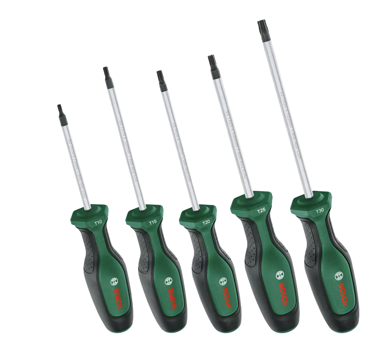 Set de tournevis Torx haute performance - 5 pièces - BOSCH - 1600A02BX6