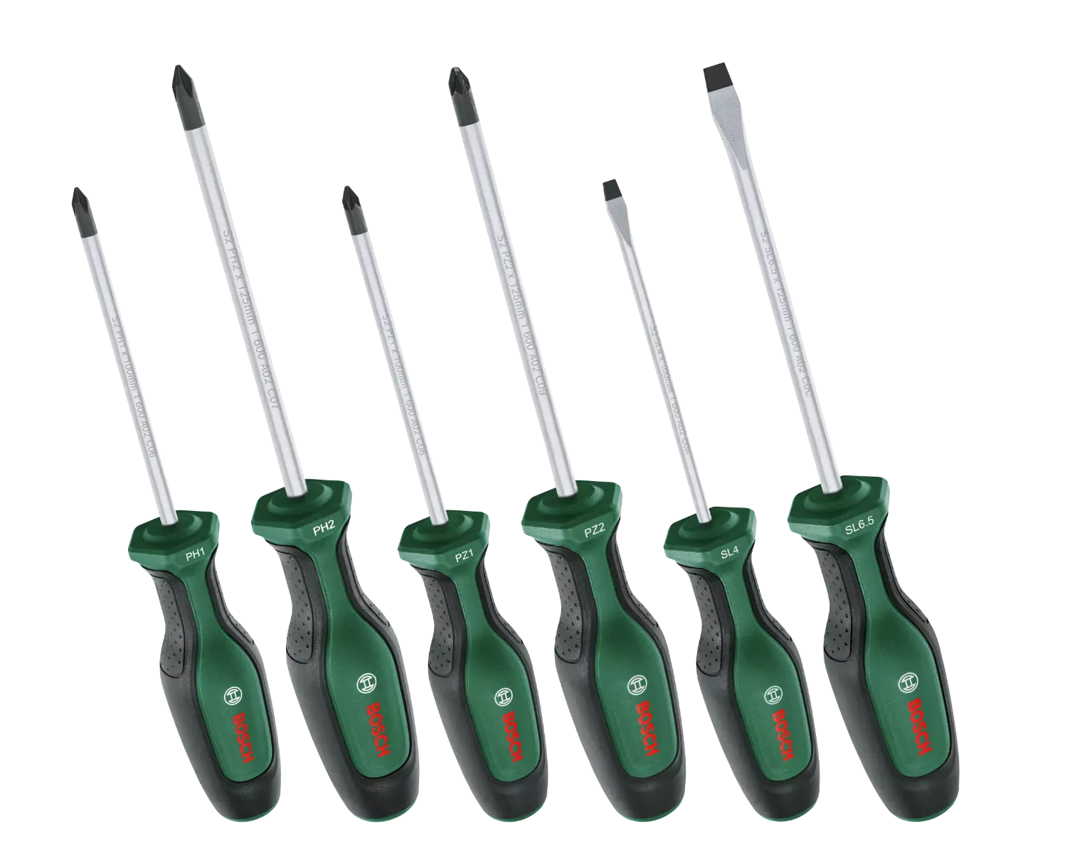 Set de tournevis haute performance - 6 pièces - BOSCH - 1600A02BX7