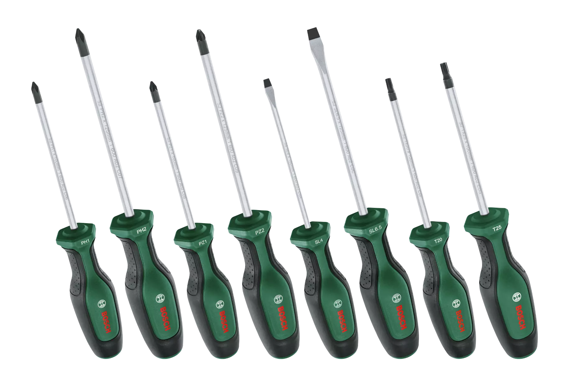 Set de tournevis haute performance - 8 pièces - BOSCH - 1600A02BX8