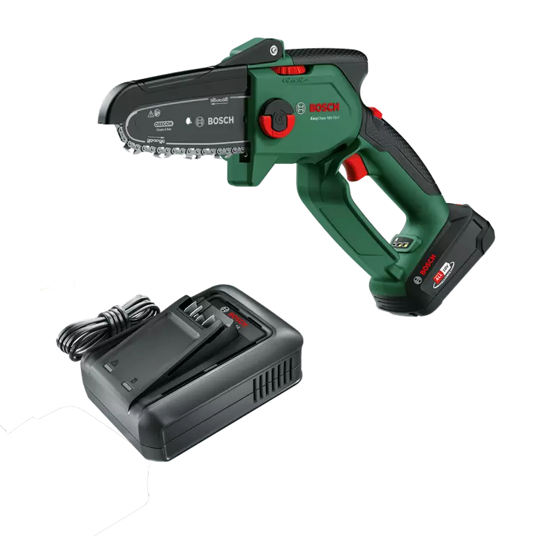 Tronçonneuse à chaîne sans fil EasyChain 18V-15-7 - BOSCH VERT - avec une batterie -06008B8900