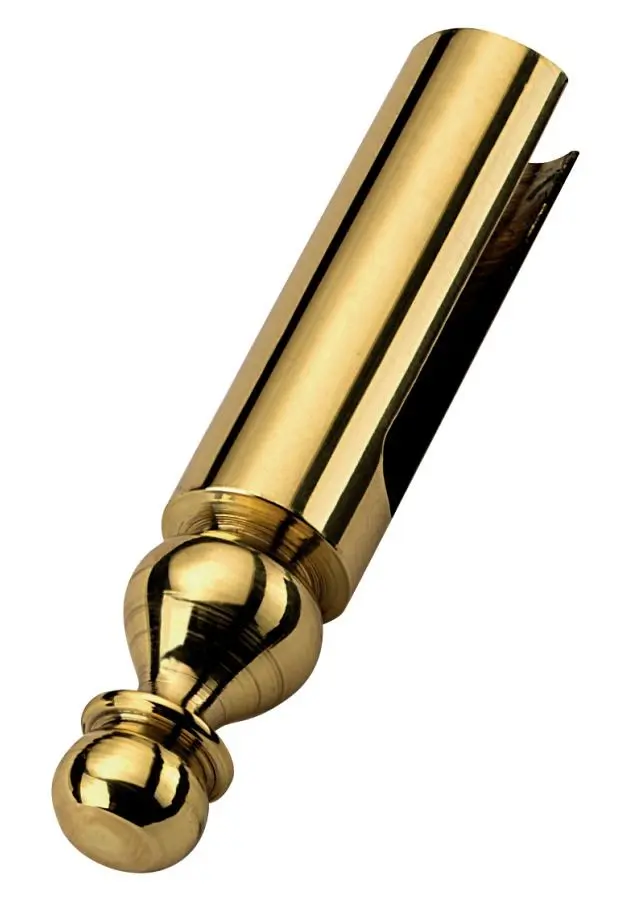 Caches Fiches Vase style N.16 Laiton Poli Verni-[Diamètre:16mm]