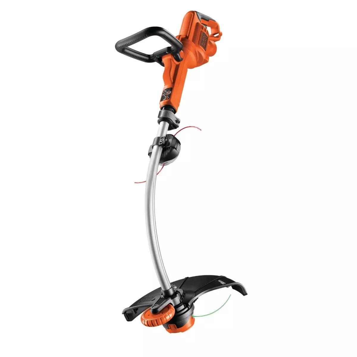 Coupe-bordures filaire  900W - 33cm - BLACK+DECKER - avec 2 poignées, tube télescopique et roue de guidage - GL9033HDL-FR