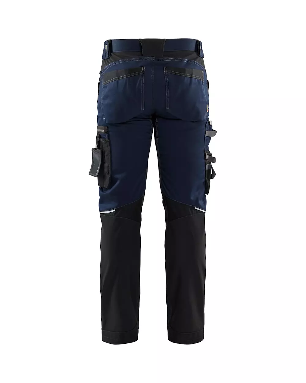 Pantalon artisan BLAKLADER stretch - 17991860-42-Bleu foncé / noir