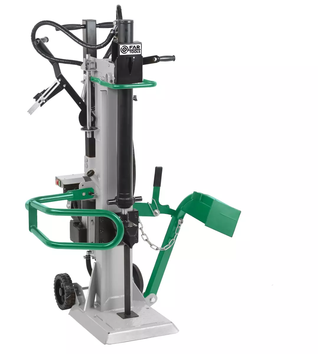 Fendeur de bûche vertical - 3000 W - Force de pression 10 T - FAR TOOLS - 182039