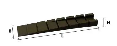 Cale plastique pour meuble