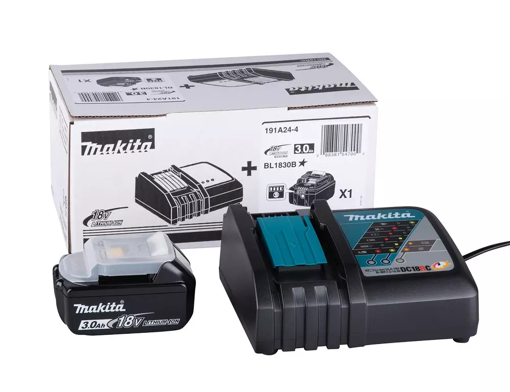 PackLXT 1x BL1830B (18V 3.0Ah) + DC18RC - MAKITA - 191A24-4
