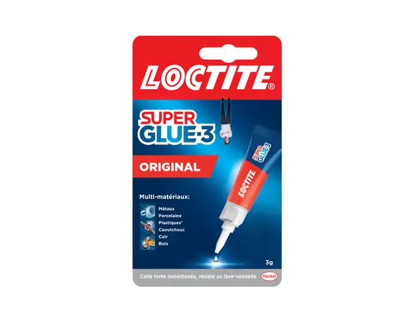 Super glue 3 liquide Universal tube de 3g - LOCTITE - 2608918