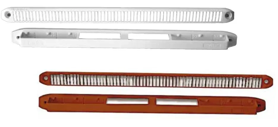 Entrée d'air multi-débits avec moustiquaire-[Couleur:Brun]