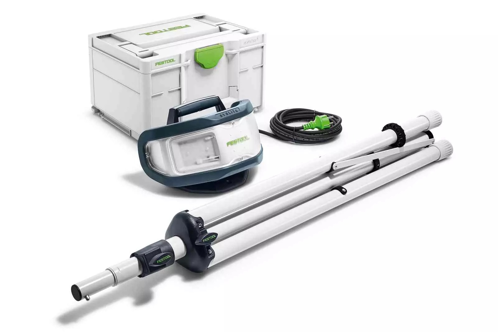 Projecteur de chantier SYSLITE DUO-Set - FESTOOL - Avec trépied ST Duo 200 - Systainer - 576402