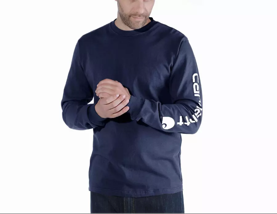 T-Shirt à manche longue CARHARTT avec logo sur la manche - EK231