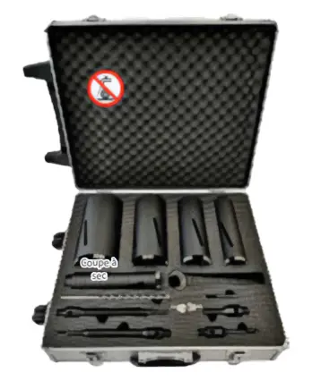 Coffret Couronnes à sec Béton DB10EX - GÖLZ - CL23842