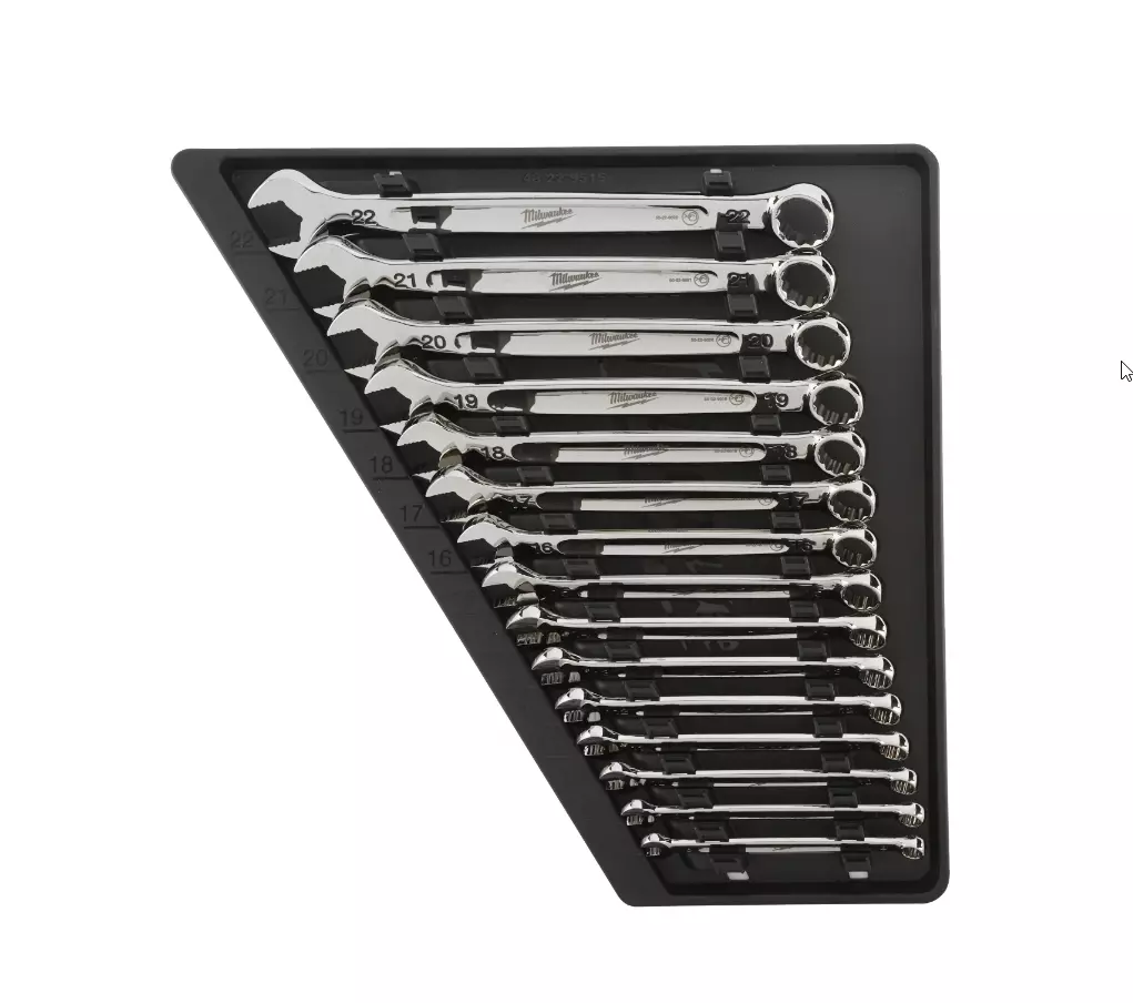 Set de 15 clé mixte métrique - MILWAUKEE - 4932464258