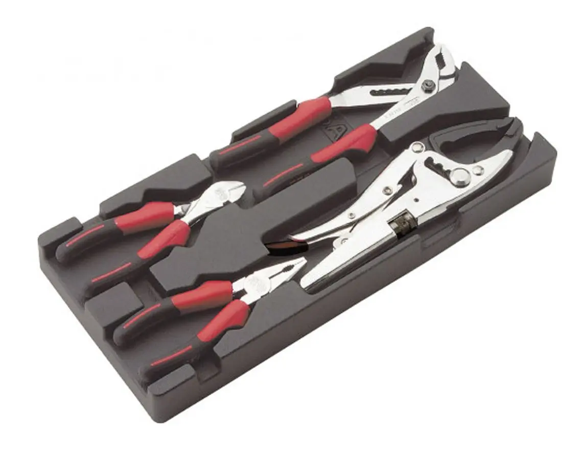 Module abs 1/3 de 4 pinces étau, multiprise, demi-ronde droite, universelle SAM - P18J4M