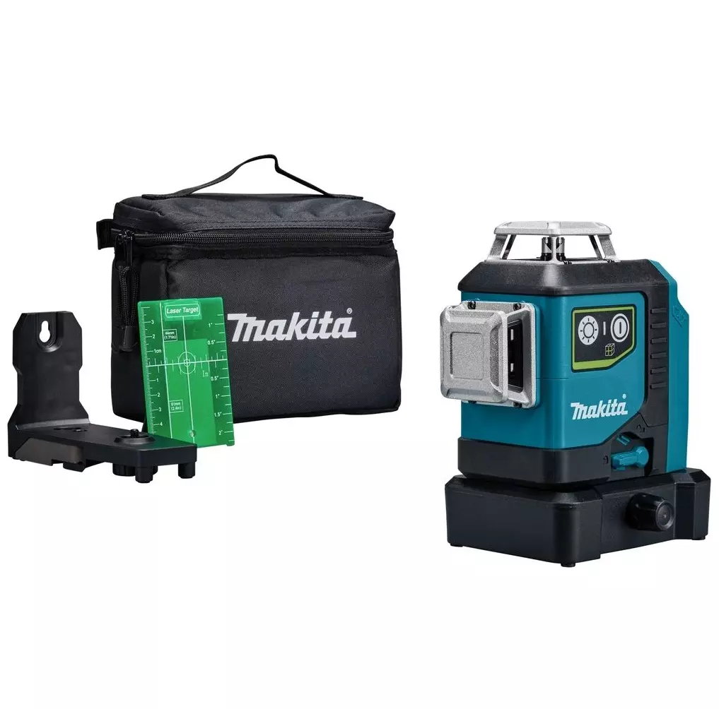 Laser 4 Lignes horizontales et 4 Lignes verticales 360° Vert - MAKITA - sans batterie, ni chargeur - SK700GD