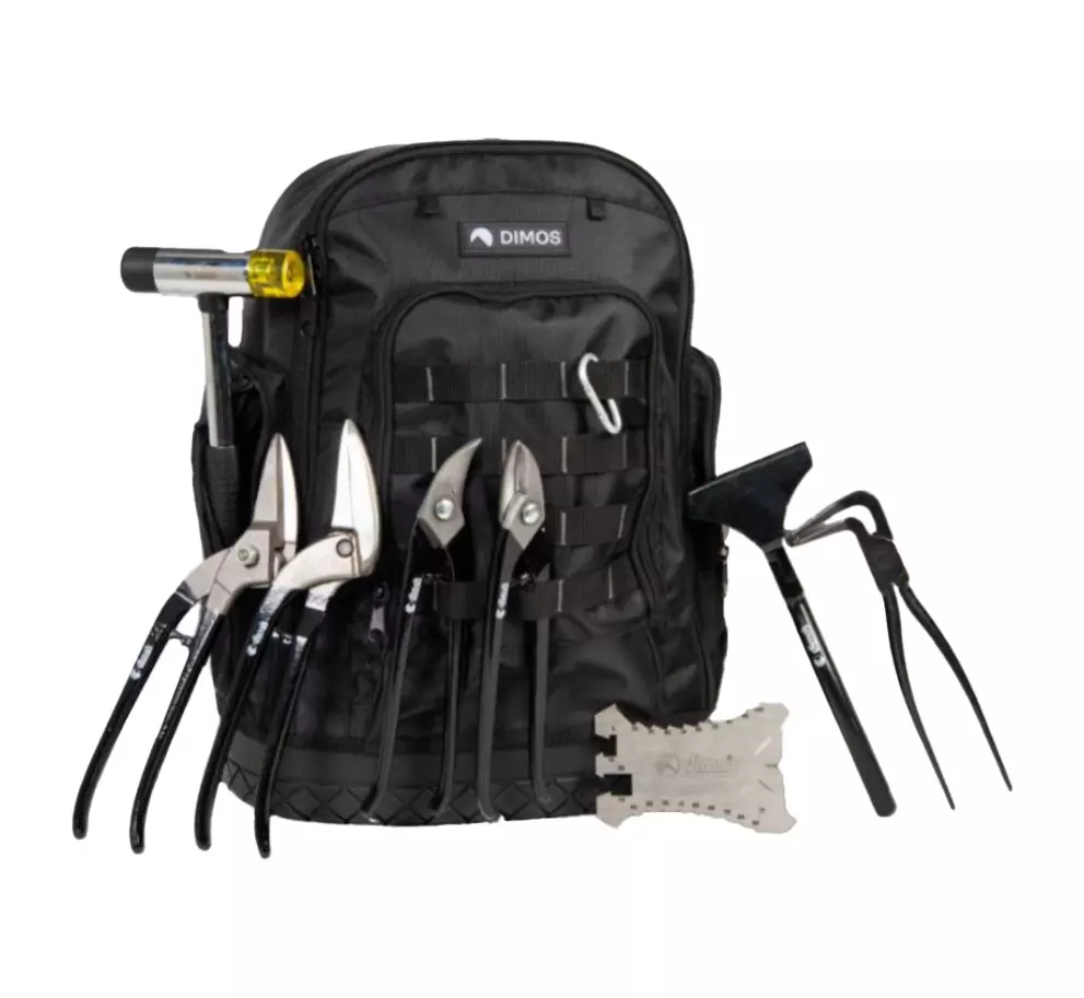 Sac à dos special Zingueur - DIMOS - avec 8 outils - 980322