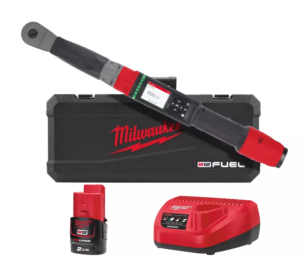 Clé à cliquet Fuel 12V 203Nm - MALWAUKEE - avec 1 batterie 18V 2Ah - chargeur - coffret - 4933464970