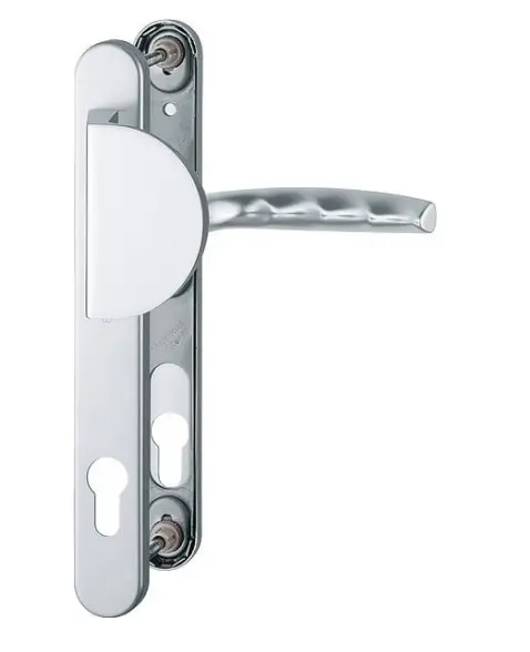 Ensemble de porte palière plaque étroite aileron Atlanta HOPPE 554/3346/1530 Argent F1 - Clé i - ent.8/92 56/70 - 2354494