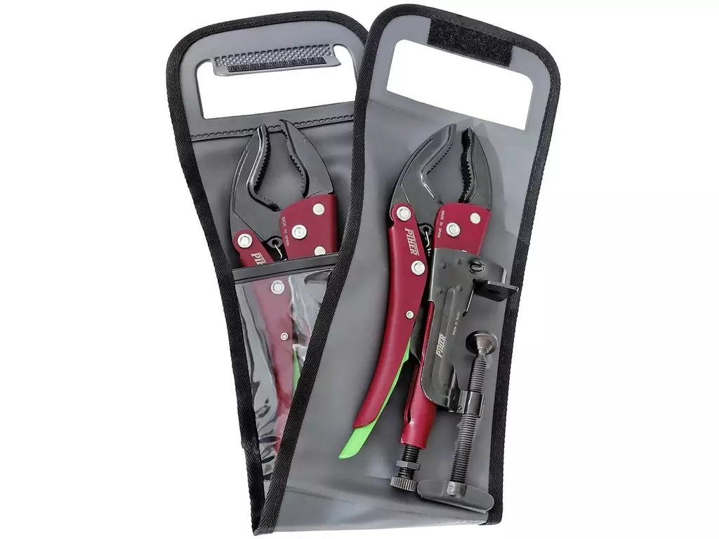 Kit 2 pinces étau PIHER Mains libres + supports - 53210