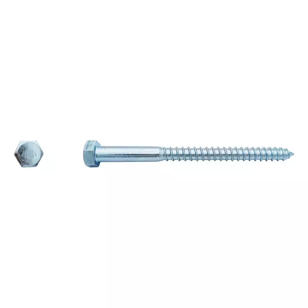 Tirefond zingué - 6 x 100 mm - Boite de 200 - LENNIE - 21261467