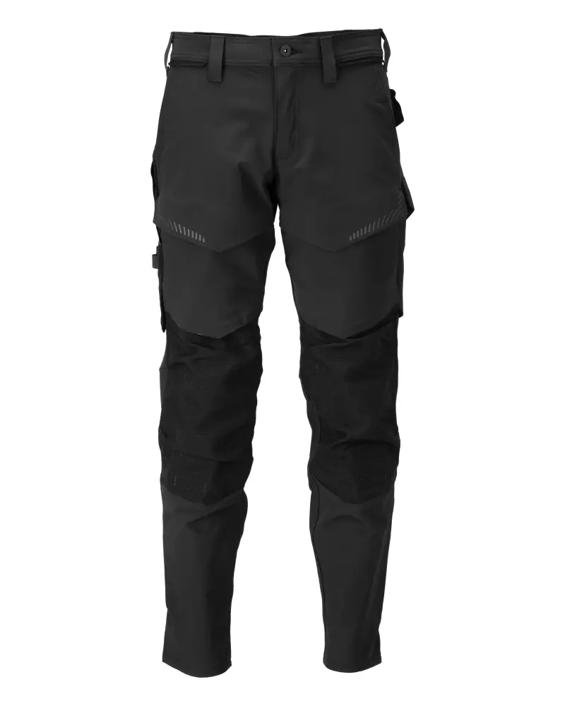 Pantalon de travail avec poches genouillères MASCOT Customized - 22379-311-Noir-40-82