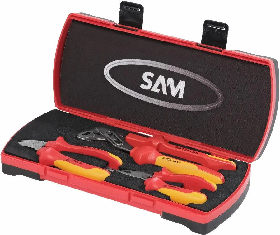 Jeu de 3 pinces isolées 1000 volts SAM OUTILLAGE - 237-J3TI
