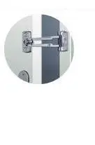 Entrebâilleur de porte SOCONA MODERN-[Finition:PR1 Chromé]